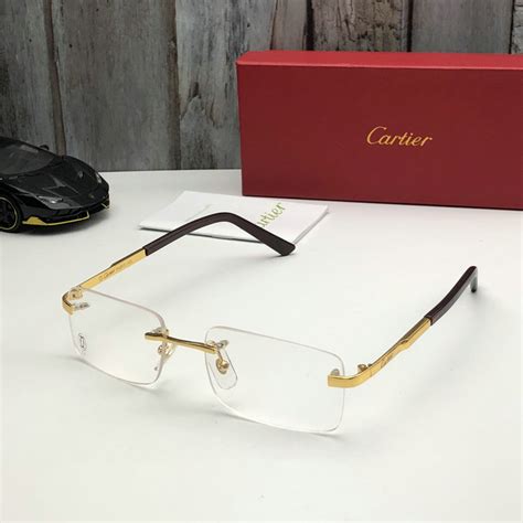 cartier clear glasses replica|pre owned cartier glasses.